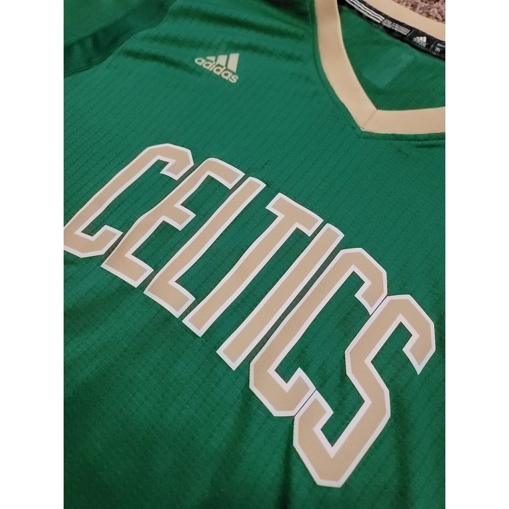 Swingman Adidas NBA Boston Celtics Short Sleeved Jersey Men's 2XL Blank - Picture 3 of 5